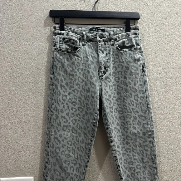 Joe's Jeans Gray Skinny Leopard Print - Picture 2 of 7